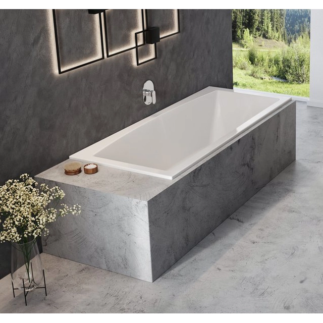 Vasca da bagno in acrilico Ravak Formy 02 Slim, 180 x 80 bianco neve