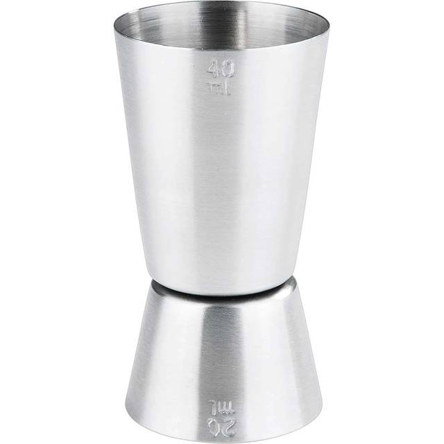 Vaso medidor de doble cara 0,015-0,03 l