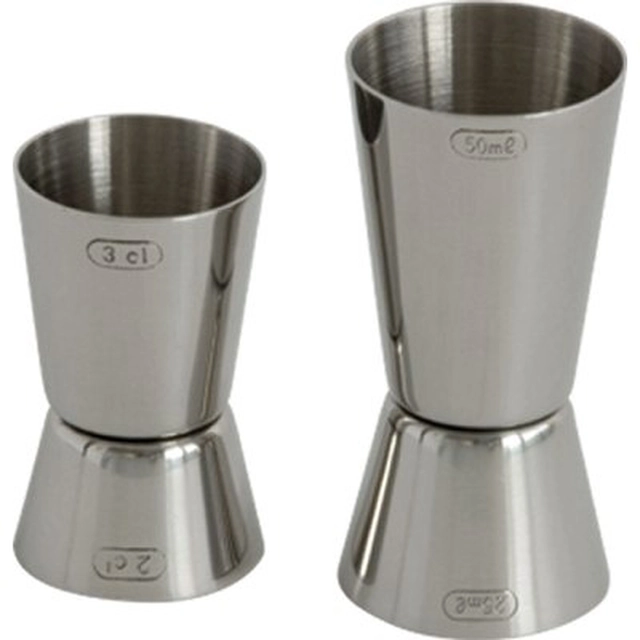 Vaso medidor de doble cara 0,025-0,05 l. 474525