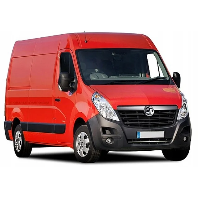 Vauxhall Movano - Tuning de mannequins de pare-chocs de calandre à bandes chromées