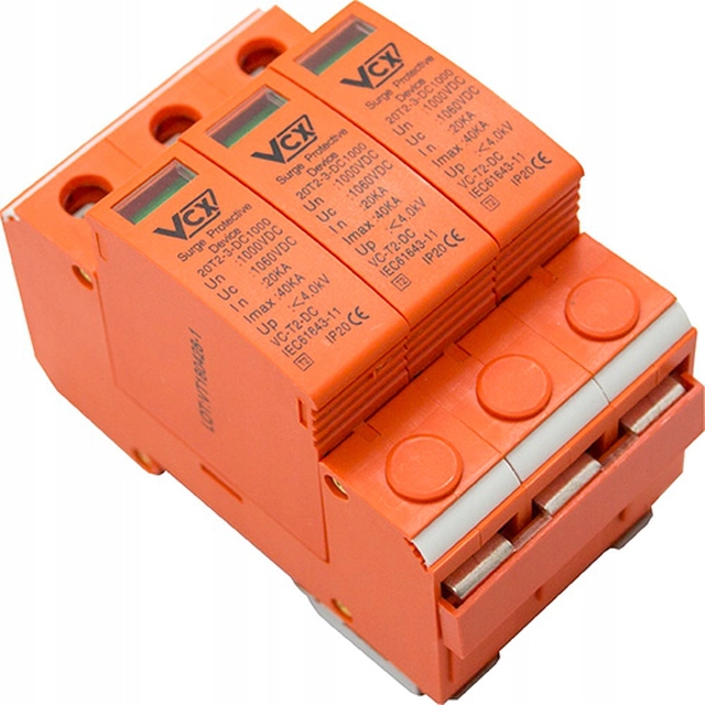 VCX DC Surge Protector 3P TYPE C 1200V