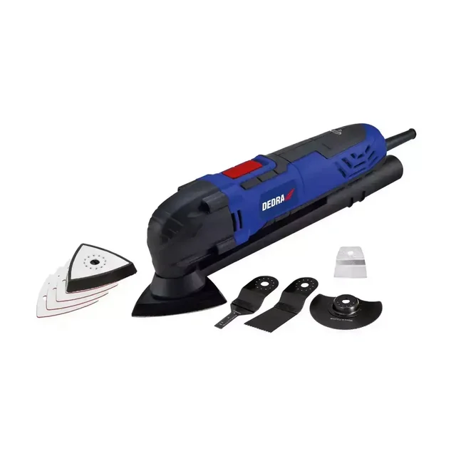 VEČFUNKCIONALNO ORODJE, DEDRA MULTI-TOOL DED7945 300W, 15000-22000 OSCILACIJA/MIN, PRIBOR, KOVČEK