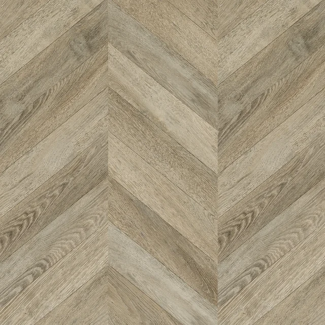 Vedenpitävät laminoidut lattiapaneelit CHIC CHEVRON FAUS pakkaus. 2,08 m2