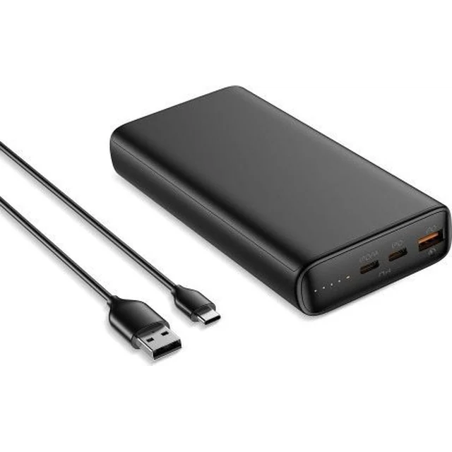 Veger VEGER powerbank 20 000 mAh PD QC3.0 5A 100W T100 (W2032C-100) чорний