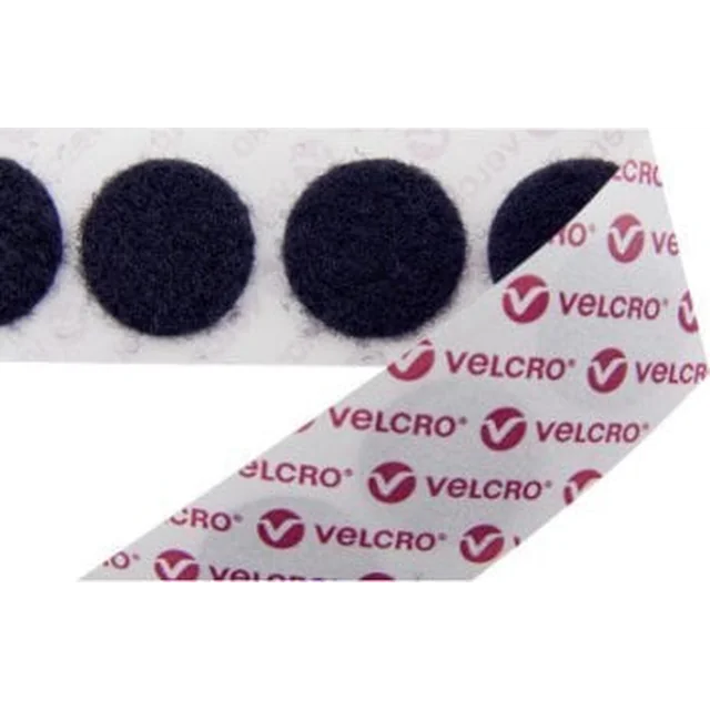 Velcro VELCRO Points Velcro Adhésif uniquement Boucles 19mm x 125 blanc