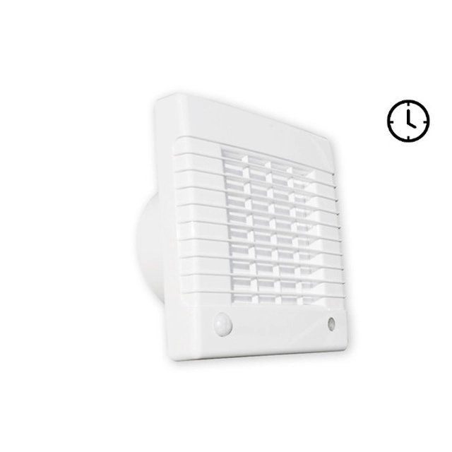 Ventilador de baño extraíble Tecnosystemi, High-T con temporizador