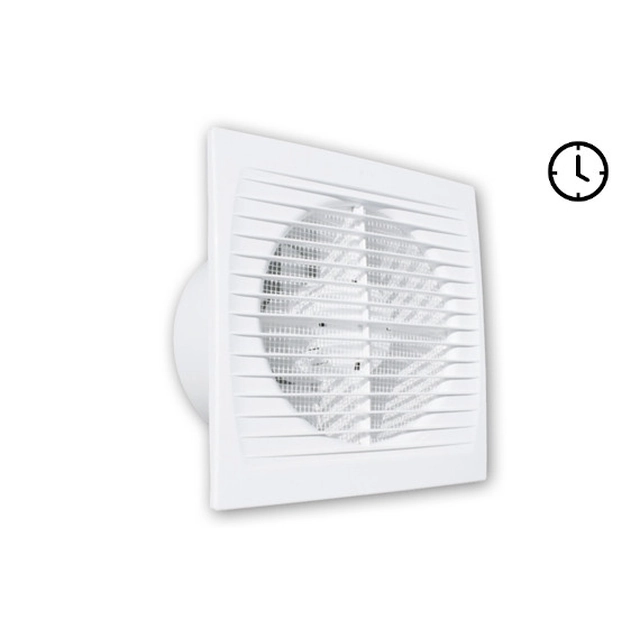 Ventilador de baño extraíble Tecnosystemi, Open-T con temporizador