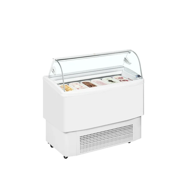 Ventilated display cooler for scoop ice cream FIJI 6