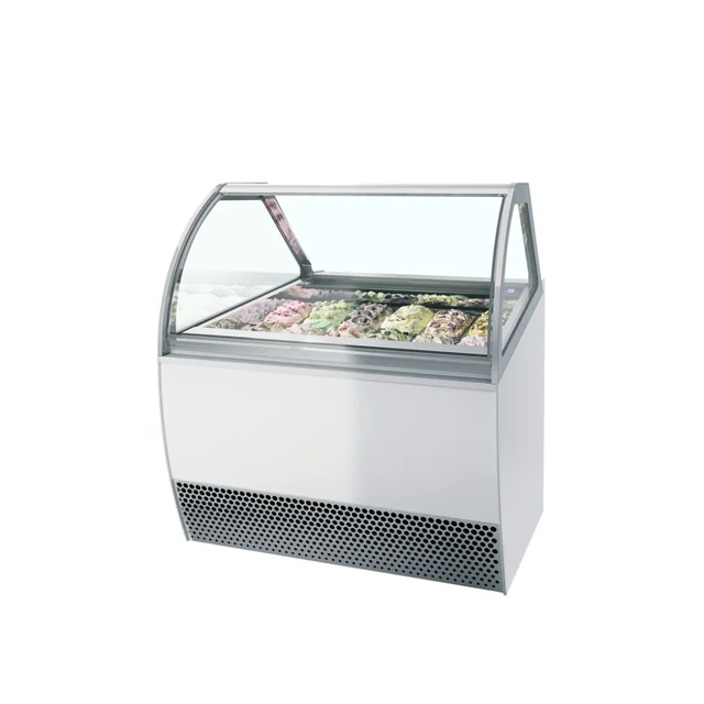 Ventilated display cooler for scoop ice cream MILLENNIUM LX12