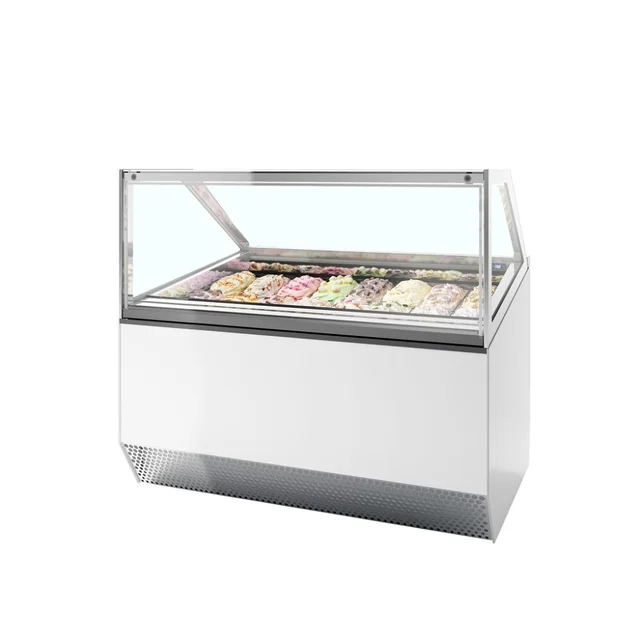 Ventilated display cooler for scoop ice cream MILLENNIUM ST16