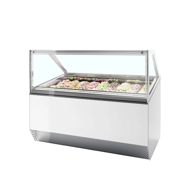 Ventilated display cooler for scoop ice cream MILLENNIUM ST18