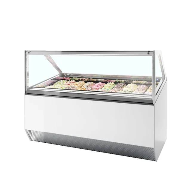 Ventilated display cooler for scoop ice cream MILLENNIUM ST20