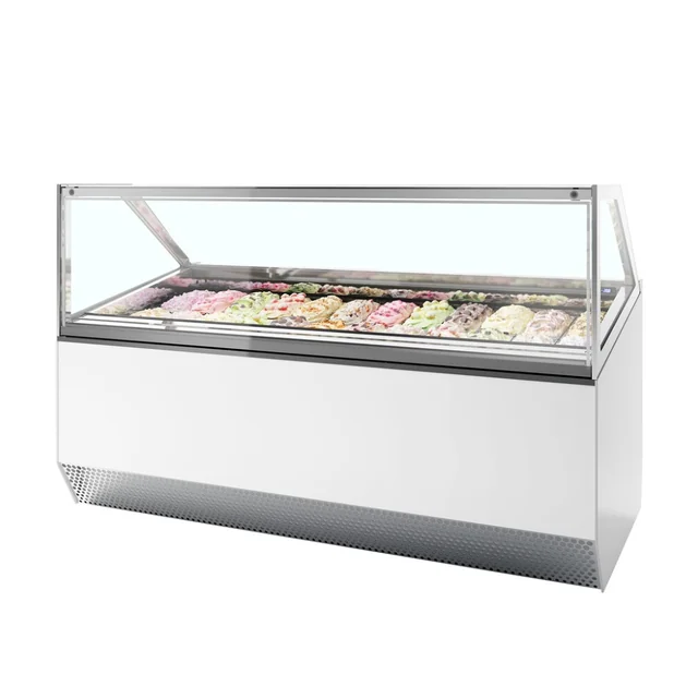 Ventilated display cooler for scoop ice cream MILLENNIUM ST24