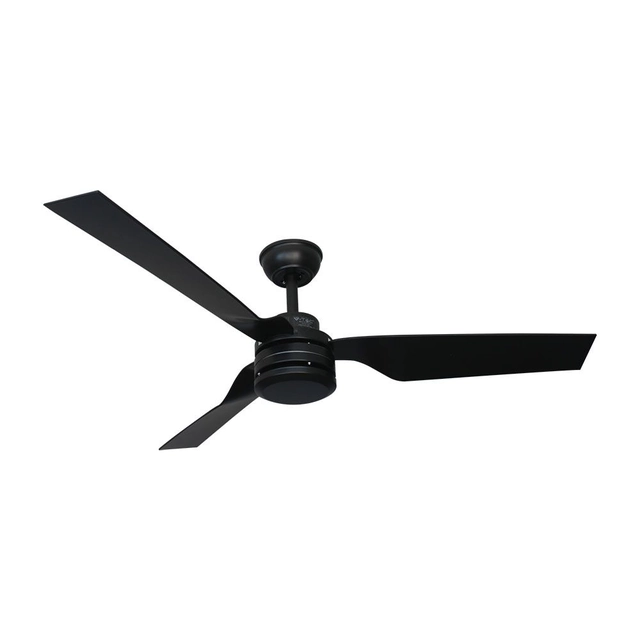 Ventilateur de plafond - AC - Moteur - Noir - 65 Watts