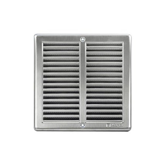 ventilation grille with mesh 200x200mm stainless steel