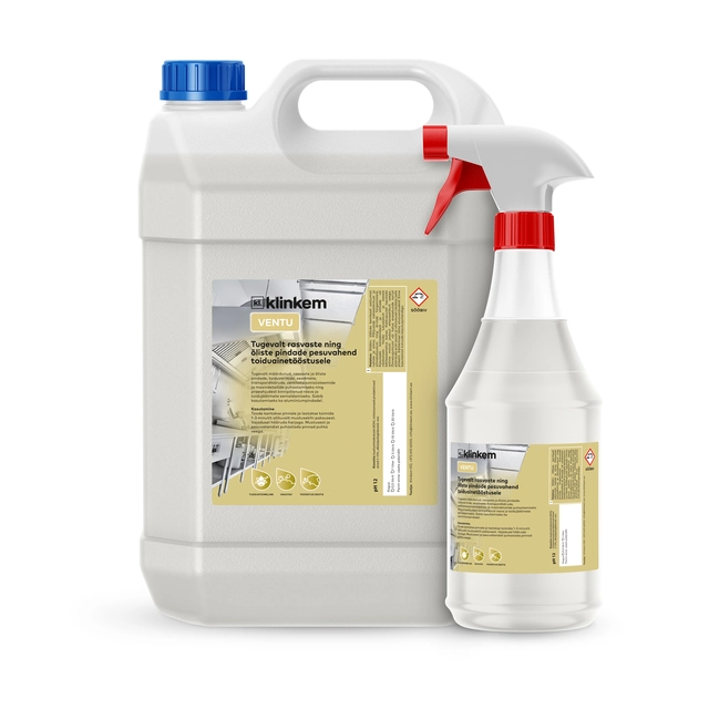 Ventu - 5L - Detergent for heavily greasy and oily surfaces for the food industry