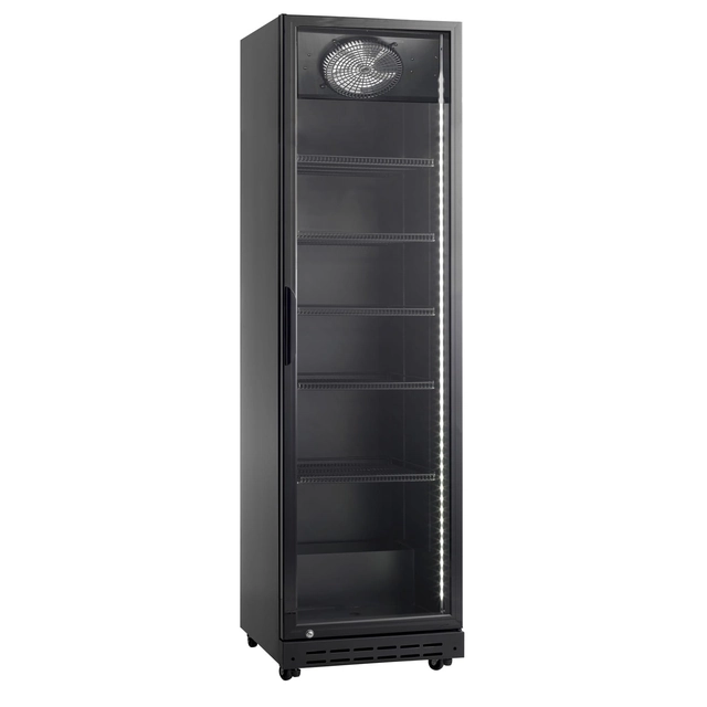 Verglaster Kühlschrank RQ429-BLACK | 394l | schwarz (SD429)