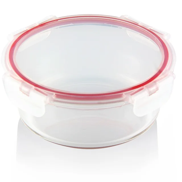 Vershouddoos - 0.95 Litru - rond- Bake-en-Lock - Rood