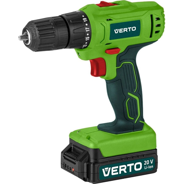 Verto drill/driver 50G290 20 V 1 x battery 1.5 Ah
