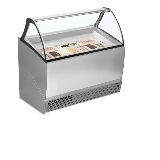 Vetrina frigo ventilata per gelato al cucchiaio BERMUDA RV10