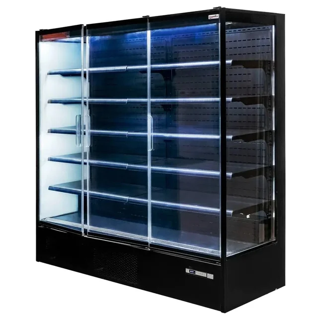 Vetrina professionale per negozio di scaffalature per refrigerazione 1870x740x2010mm 1939L