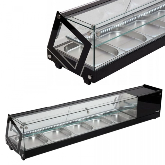 Vetrina refrigerata per sushi 175x39x37 Yato Yg-05007