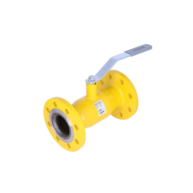 VEXVE ball valve for gas, DN65 PN16 flanged, reduced passage