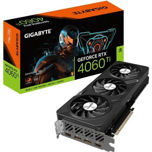 VGA PCIE16 RTX4060TI 16GB/N406TGAMING OC-16GD GIGABITAS