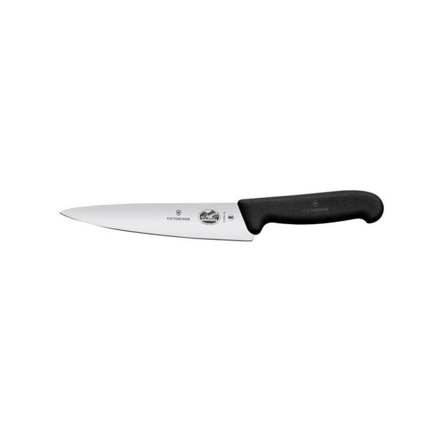 Victorinox Fibrox Couteau de cuisine lame large 19 cm noir