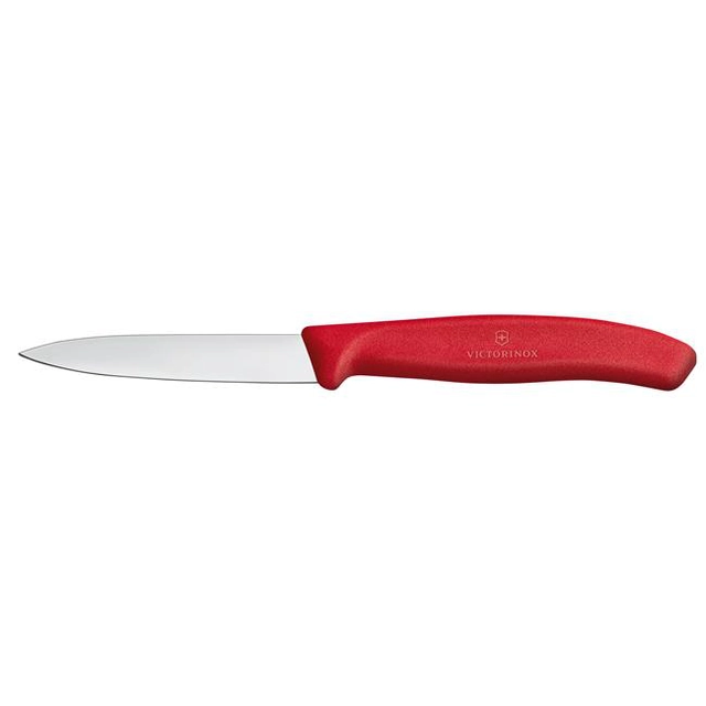 Victorinox Swiss Classic Coltello da verdura, liscio, 8 cm, rosso