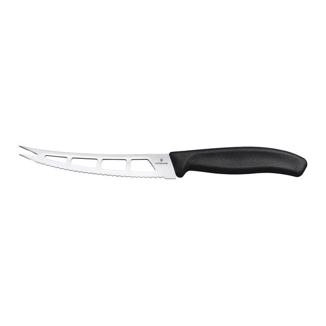 Victorinox Swiss Classic Couteau à beurre et à fromage 13 cm, noir