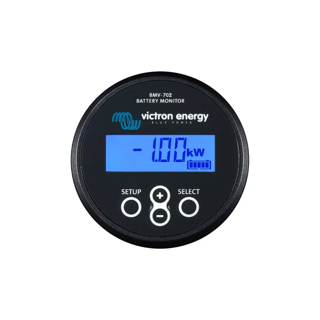Victron Energy battery charge status monitor BMV-702 black