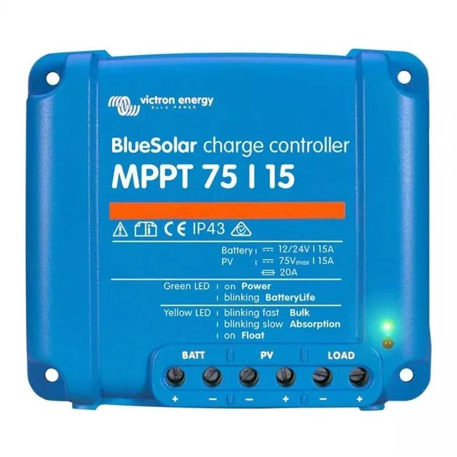 Victron Energy BlueSolar MPPT 75/15 įkrovimo valdiklis