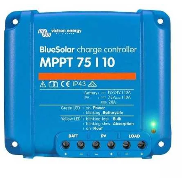 Victron Energy certificat de validation BlueSolar MPPT 75/10