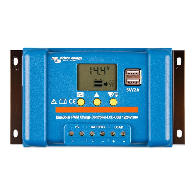 Victron Energy Controler solar Victron BlueSolar PWM-LCD și USB 12 / 24V-30A