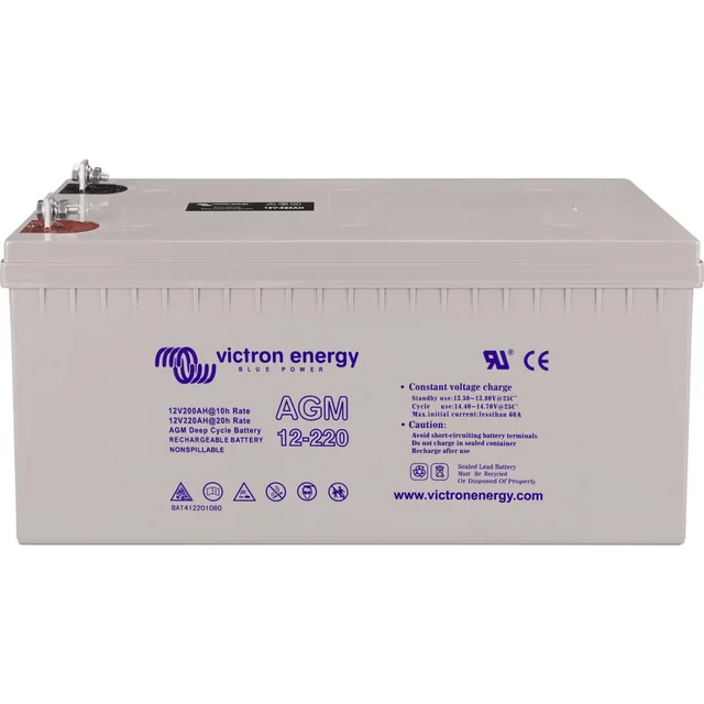 Victron Energy Gel Deep Cycle Ackumulator 12V/220Ah - BAT412201104