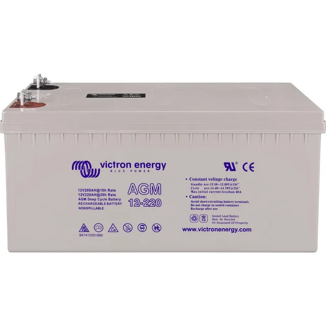 Victron Energy Gel Deep Cycle -akku 12V/220Ah - BAT412201104