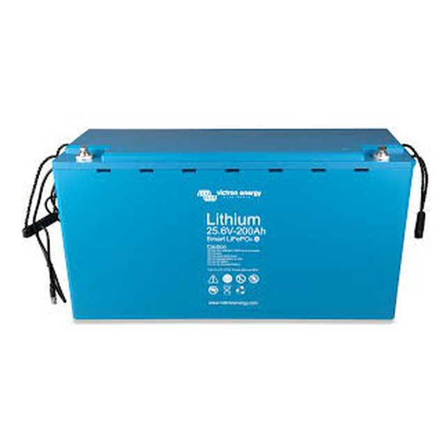 Victron Energy LiFePO4 25,6V/200Ah - Smart lithiumjernfosfatbatteri