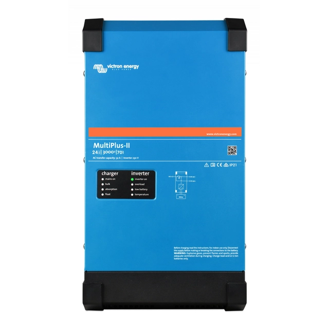 Victron Energy MultiPlus-II 24V 3000VA/2400W inverter med indbygget batterioplader