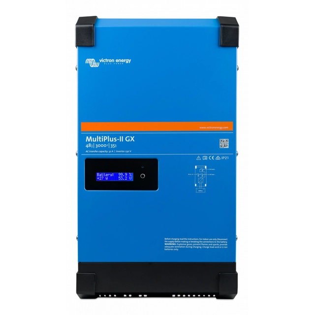 Victron Energy MultiPlus-II GX 24V 3000VA/2400W växelriktare med inbyggd batteriladdare