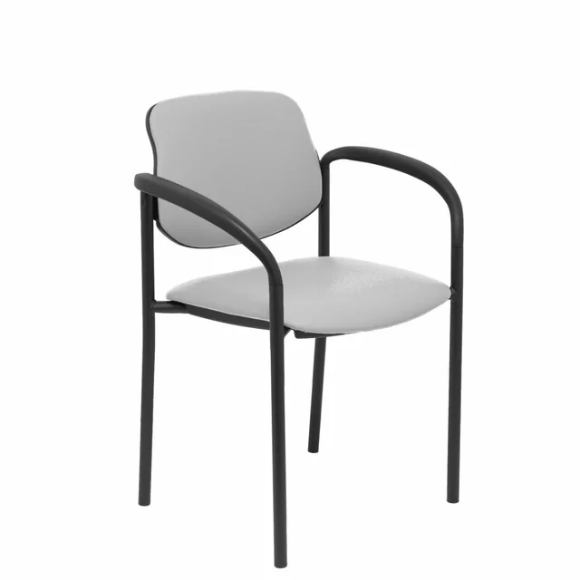 Villalgordo Reception Chair P&amp;C NSPGRCB With Armrests Gray