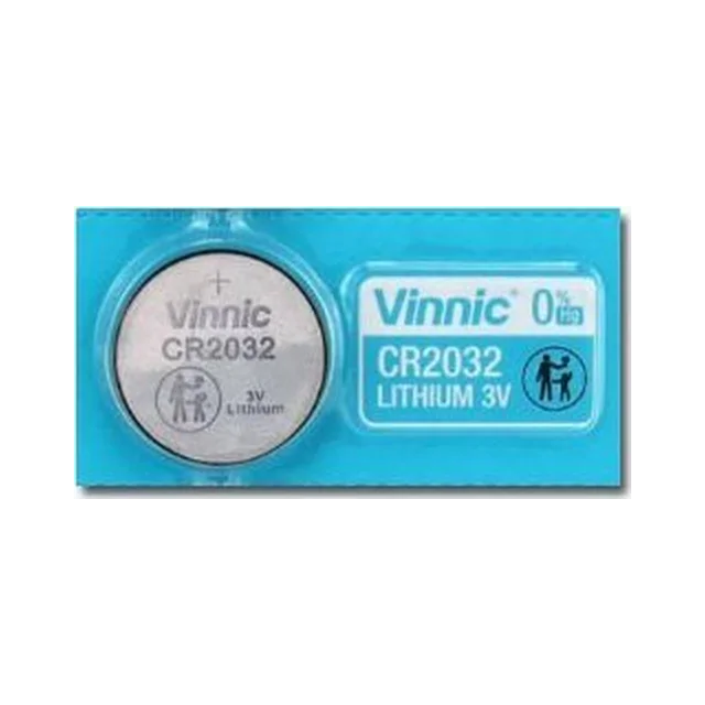 Vinnic Batteria al litio Vinnic CR2032 3V 0 Hg 1 pz