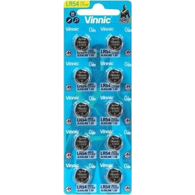 Vinnic Battery LR54 10 pcs.