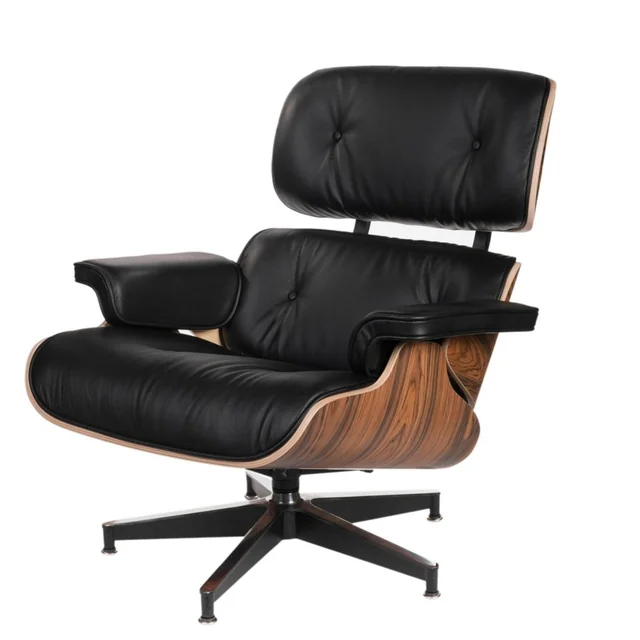 Vip black / rosewood / standard base armchair