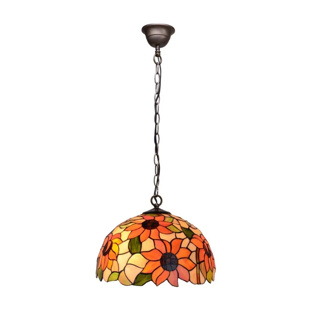 Viro Diamond Ceiling Lamp Amber Iron 60 W 30 x 125 x 30 cm