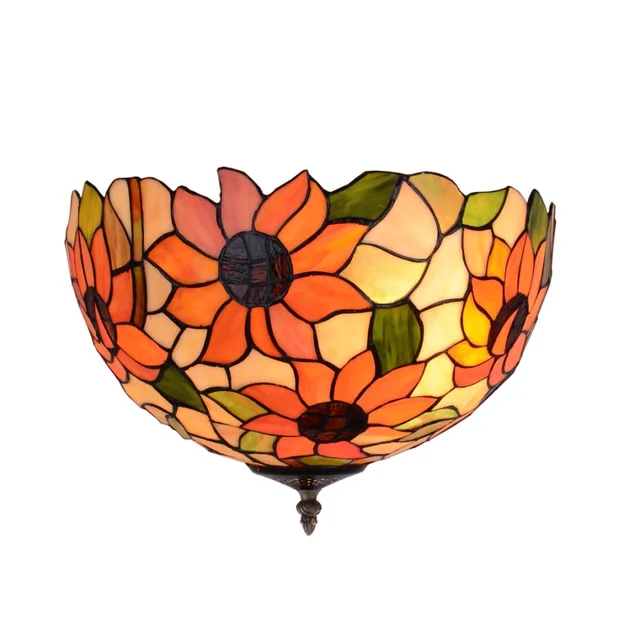 Viro Diamond Plafondlamp Amber Ijzer 60 W 30 x 25 x 30 cm