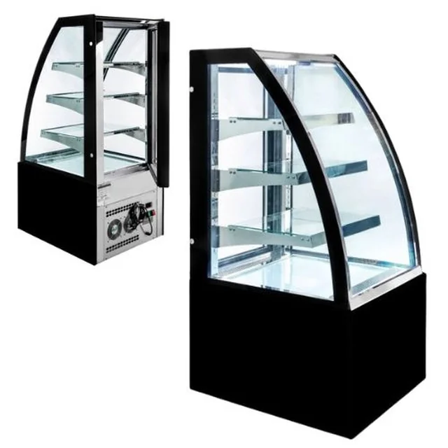 Vitrina de confitería Mała Clara S60 Negro 60x70x140