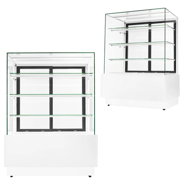 Vitrina frigorifică pentru produse de cofetărie 90x69x130 White Dolce Visione 900 W1 Bianco