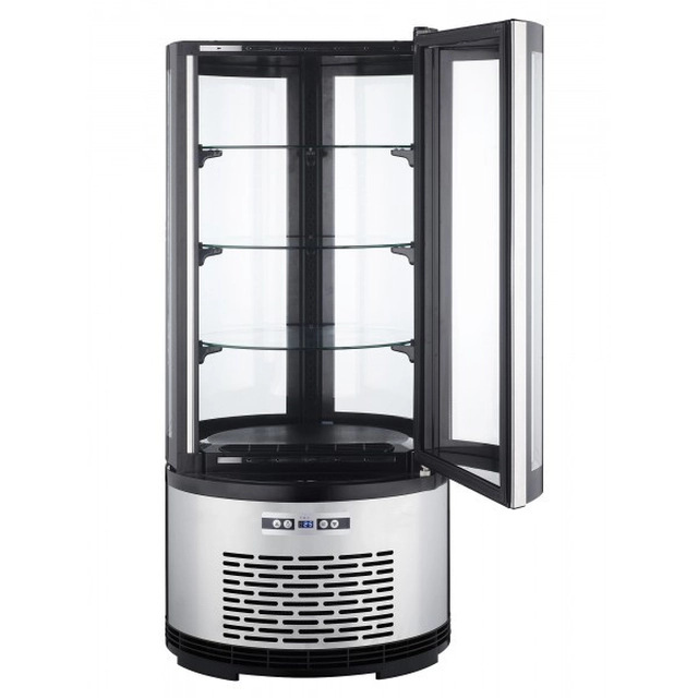 Vitrina refrigerada 100L acristalada, redonda ARC-100R