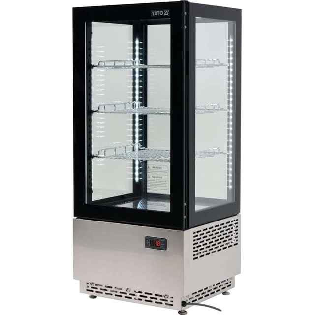 Vitrina refrigerada independiente YATO con capacidad 78L 43x39x98cm Yato YG-05060